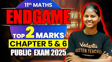 11th Maths | Chapter 5 and 6 Important Questions 2 Marks | Public Exam 2025 | Janasruthi Ma