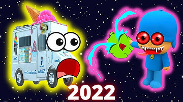 8 Pocoyo and Om Nom and Ice Cream Truck Sound Variations in 60 Seconds