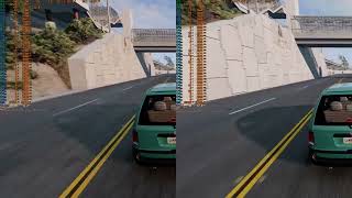 BeamNG.drive 0.30 - Vulkan vs DirectX 11 on West Coast USA without Traffic on a RX 7900XT