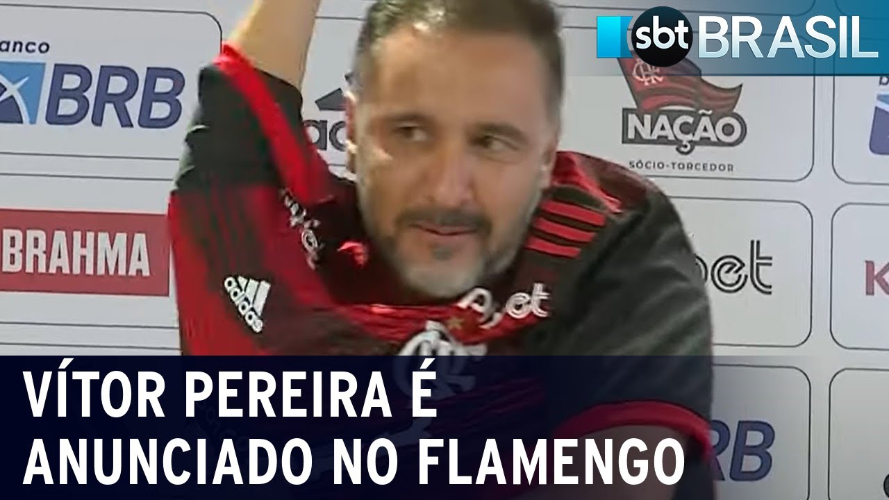 Vítor Pereira é anunciado no Flamengo | SBT Brasil (03/01/23)