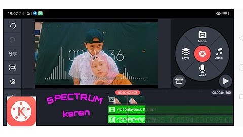 Tutorial membuat spectrum untuk snap whatsapp di kinemaster #spectrum #Kinemaster #storywa
