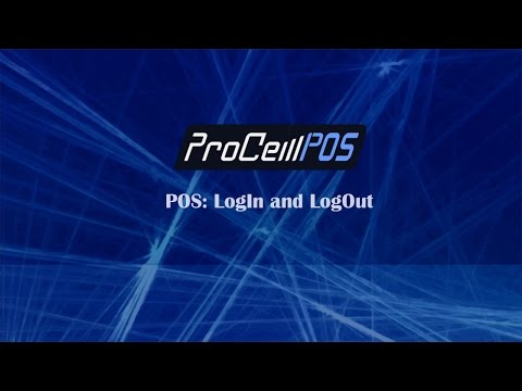 ProcellPOS login and logout