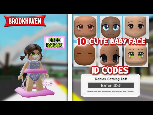 Roblox Brookhaven 🏡RP HOW TO ADD FACE ID CODES (All New Codes) 