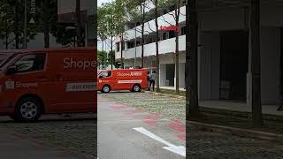 Shopee delivery workers filmed throwing parcels