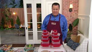 LocknLock 10-Piece Nestable Square Storage Set w/ Handle Lids on QVC