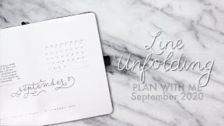 Plan With Me • September 2020 • Minimal Bullet Journal