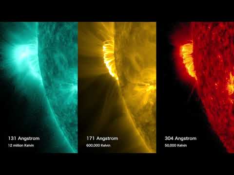 SDO НАСА зафиксировало блестящее вспышку Солнца