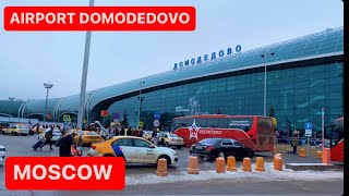 Russia Moscow Airport  Domodedovo / Walking Tour  / 4k UHD