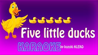 Lima Bebek Kecil ♦ KARAOKE untuk Anak