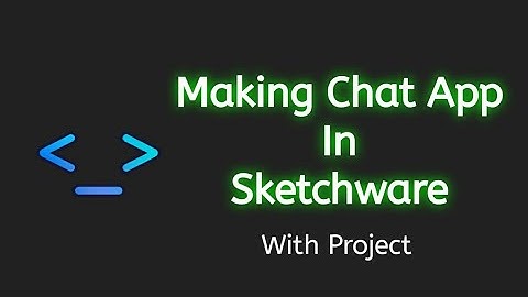 How to make a community /group chat app in sketchware Easy with example project for free