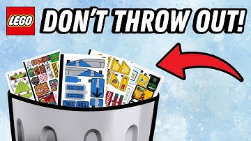 Hate Applying LEGO Stickers? Do This!