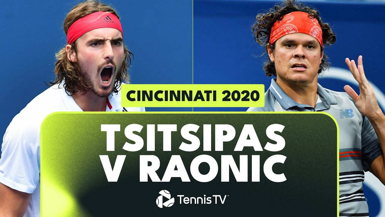 Stefanos Tsitsipas vs Milos Raonic: Cincinnati 2020 Highlights! 🤝