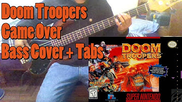 [SNES] Doom Troopers - Game Over | Bass Cover + Tabs