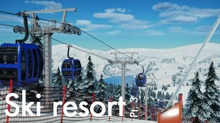 Planet Coaster - Ski Resort (Part 3) - Artificial Snow (damn you, climate change)