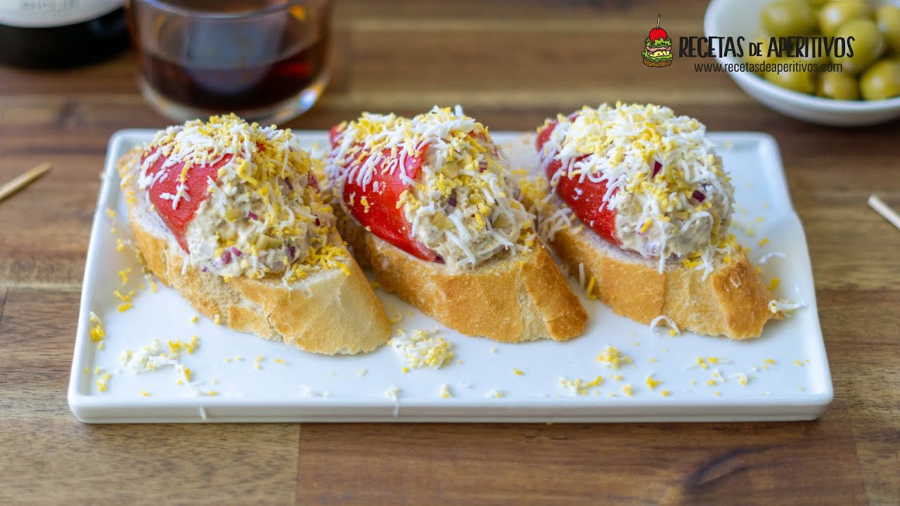 PINTXO de PIMIENTO de PIQUILLO RELLENO de BONITO del NORTE en Conserva #71