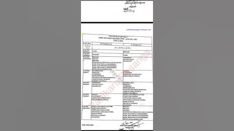 1st Revision Exam Time Table Villupuram District 2023 @padikarapasanga9453