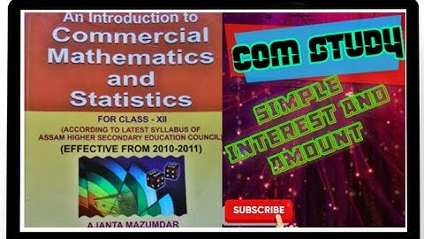 CMST chapter:-1 exercise 1.1 (A)| SIMPLE INTREAST | class 12