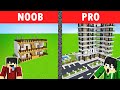 Noob vs pro hotel build challenge  minecraft omocity tagalog