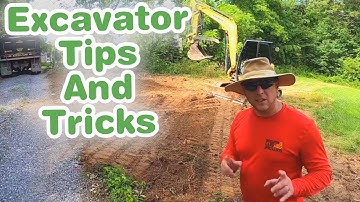 How to Grade With An Excavator-Tips And Tricks