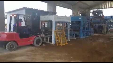 Automatic Cement Brick Making Machine, Concrete Hollow Paver Block Making Machine
