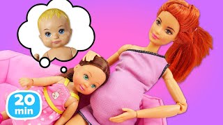 Las aventuras de Barbie y Ken. Los mejores episodios con Evi y otros juguetes.