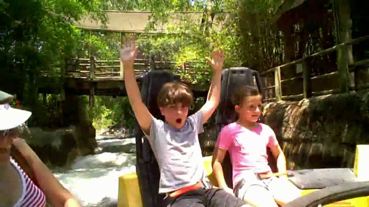 Congo River Rapids OnRide at Busch Gardens Africa [HD]