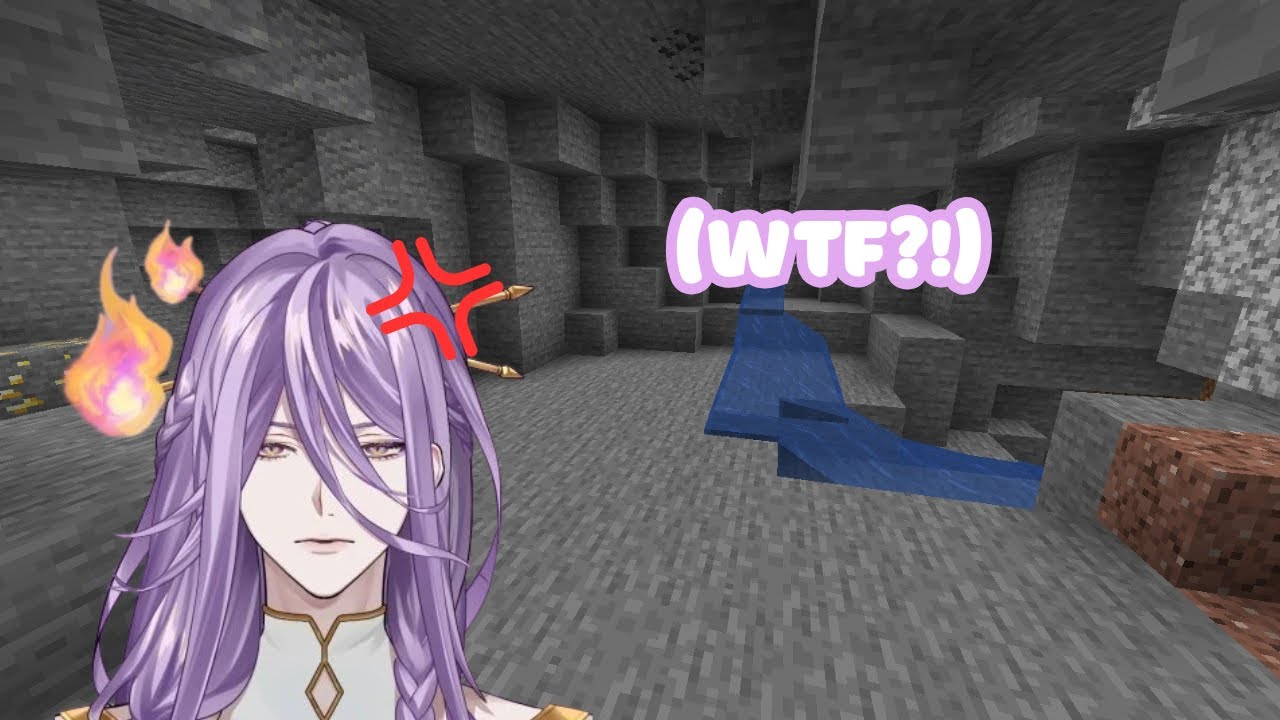 Just Shiki complaining about a cave (minecraft is quaking) [FIRST STAGE PRODUCTION EN]