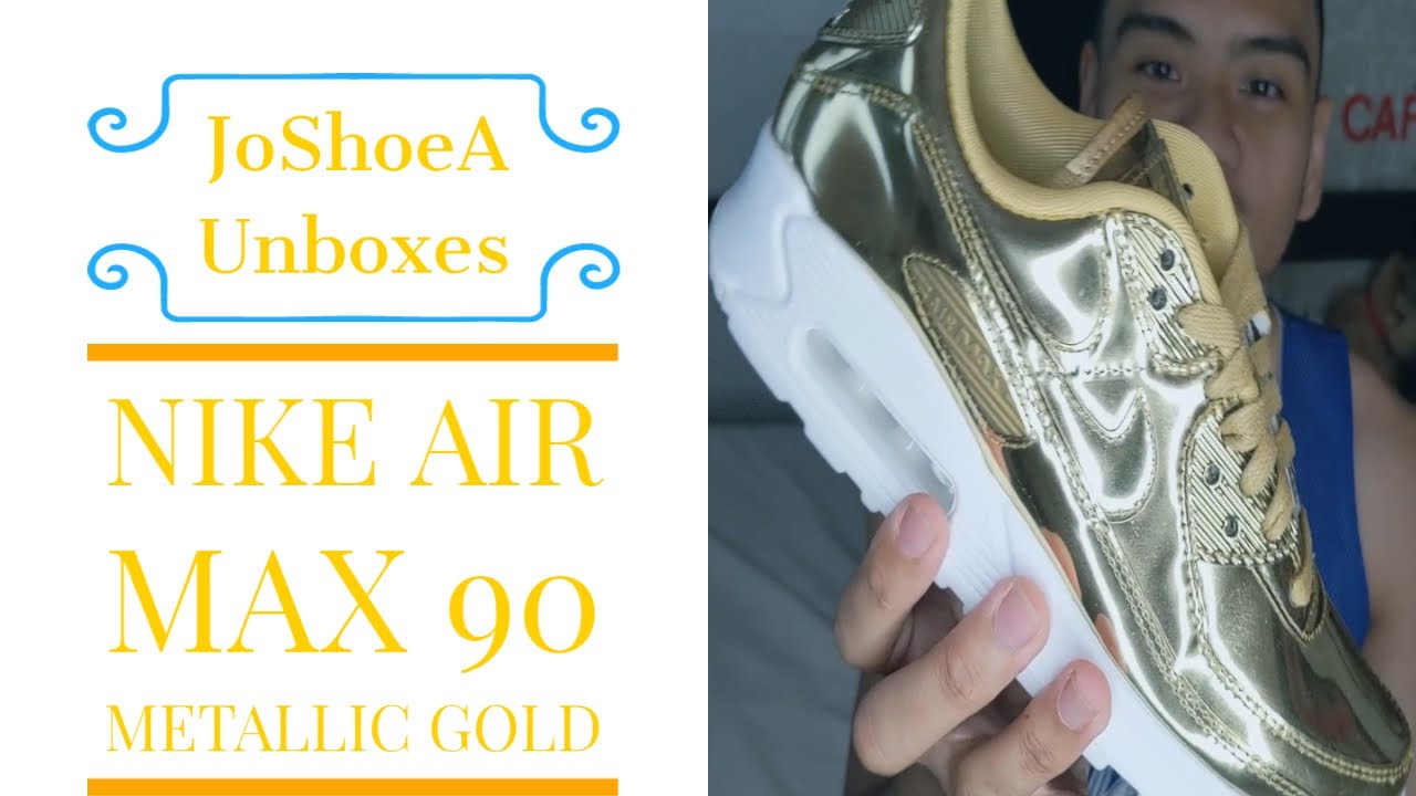 gold air max 90