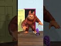 Rumi and Giant Labubu funny moments #shorts #animation