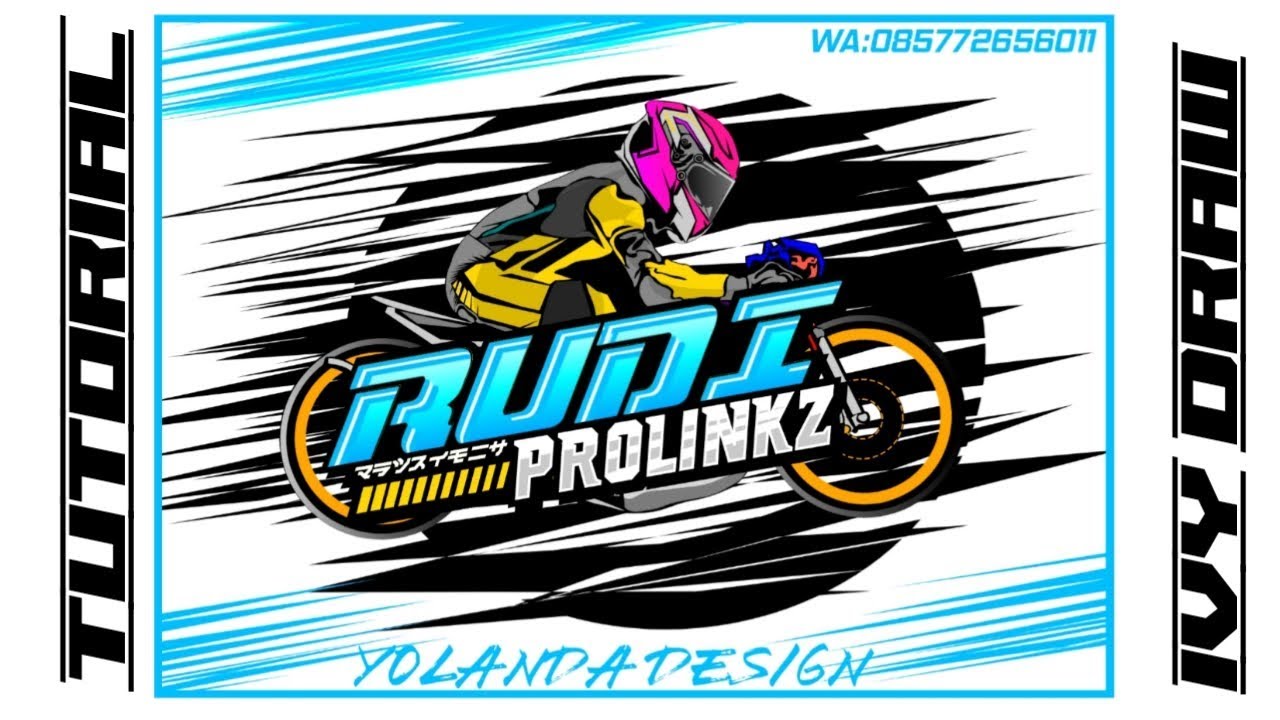 25 Trend Terbaru Pixellab Desain Logo Stiker  Racing  Team 