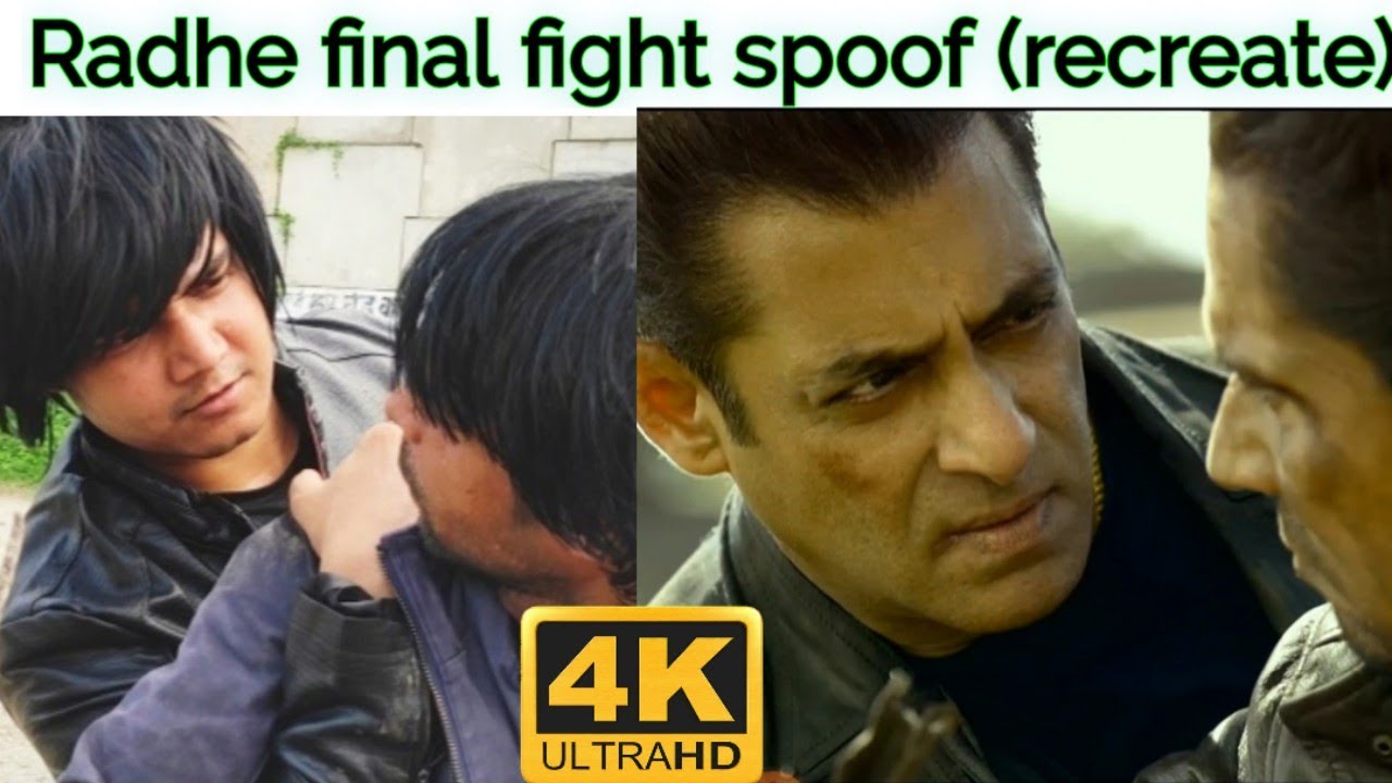 Radhe Bollywood movie final fight recreated by Phone | best action fight spoof Harry MOBILE STUDIOS