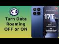 How to turn data roaming OFF or ON on the XIAOMI 17T Pro #xiaomi #roaming #howto