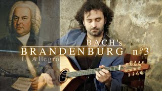 Fernando Barroso - Brandenburg Concerto Nº3. I. Allegro by J. S. Bach. - Irish Bouzouki chords