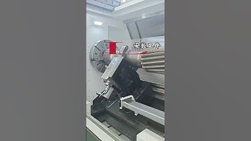 Double spindle CNC lathe #cnc #machine #manufacturing #automobile