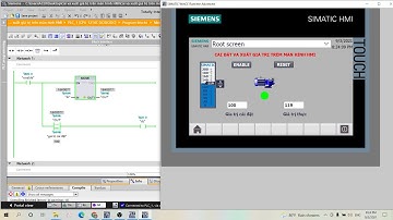 SCADA TIA PORTAL V16 BÀI 5 : HƯỚNG DẪN CÀI ĐẶT VÀ XUẤT GIÁ TRỊ TRÊN HMI / CÔNG CỤ SLIDER VÀ IO FIELD