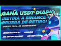 🤑 Plataforma para GANAR USDT al instante en mi Wallet BEP20 🚀 | Prueba de Pago Confirmada ✅