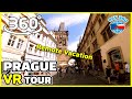 Prague tourism | Virtual guided tour of Prague 360° VR Video | Charles Bridge | Europe travel 4K