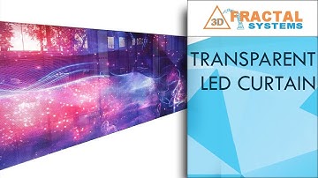 Transparent LED curtain -  Dubai Health Authority (Gitex 2018)
