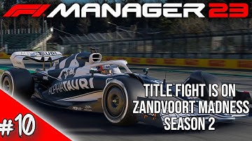 Verstappen Back in the Title Fight - Alpha Tauri Speedrun #10 - F1 Manager 2023