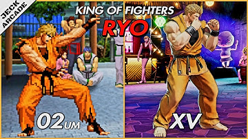 Quick Comparison - Ryo - KOF XV vs 2002 Unlimited Match