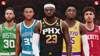 I Traded the Top 100 Players in the NBA for the 2024 Season, and it was CRAZY! (2K Simulation)