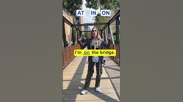 AT / ON / IN English Prepositions  #learnenglish