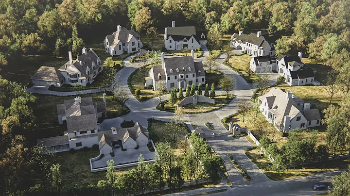 Areal Shot in Architectural 3D Visualization