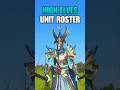 High Elves Unit Roster 🌊 after Tides of Torment DLC | Total War Warhammer 3