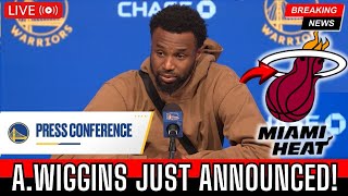 🚨 STOP ALL! LOOK WHAT ANDREW WIGGINS SAID ABOUT MIAMI HEAT! SURPRISED THE NBA! MIAMI HEAT NEWS