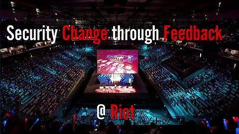 AWS re:Invent 2017: Security Change Through Feedback (SID207)