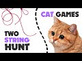 Hunt TWO STRING STRING thing for cats ★ CAT GAMES 1 hour