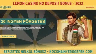 Lemon Casino No Deposit Bonus 2024 - 20 Free Spins - promo code 🚫