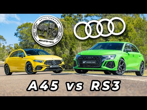 Audi RS3 vs AMG A45: 2023 Hyper Hatch Comparison Review (With 0-100km/h)