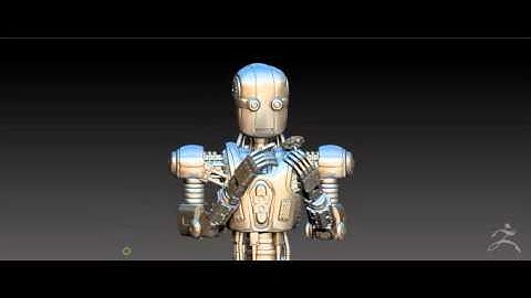 ZBrush 4R7: ZModeler robot